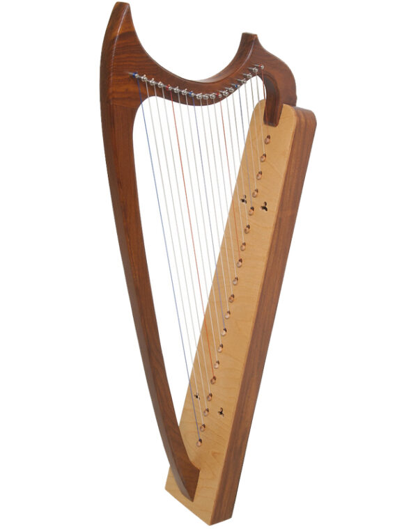 19-String Gothic Harp Rosewood11
