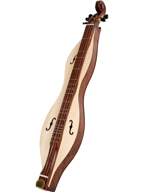 The Mountain Dulcimer 5 string plays the same and sounds the same as a traditional mountain dulcimer. One side, however, is narrower