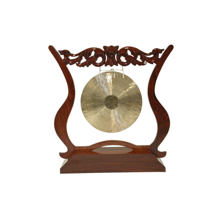 FRAME GONG STAND 14-INCH ROSEWOOD