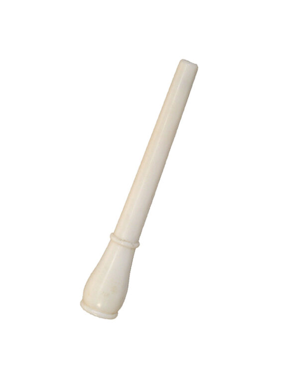 FULL SIZE PLASTIC MOUTHPIECE FOR BLOW PIPE - WHITE