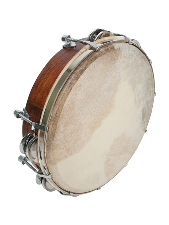 MID-EAST TUNABLE ROSEWOOD TAMBOURINE 10-INCH