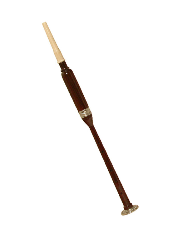 Mid-east ROSEWOOD PRACTICE CHANTER NICKEL PLATED FERRULE & SOLE 19-INCH