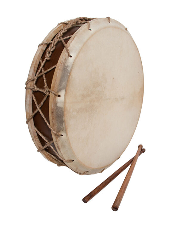 TABOR DRUM WITH STICKS 14-INCH